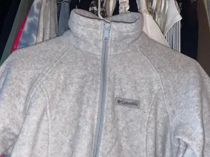 Grey Columbia Fleece Jacket thumbnail 2