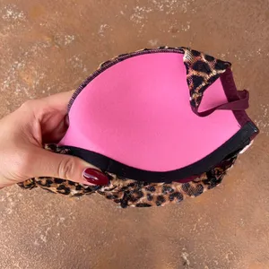 NWOT Victorias Secret Lace Bralette Cheetah Print Small Underwire push up sz xs thumbnail 4