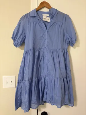 HYFVE Flowy blue dress thumbnail 1
