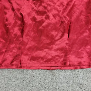 Ohio State Pajama Shorts Set Womens L Red Satin Embroidered Buckeyes Logo Pocket thumbnail 8