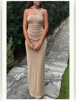 Tojha Iesha Maxi Dress in Champagne Beige AU8/US4 thumbnail 2