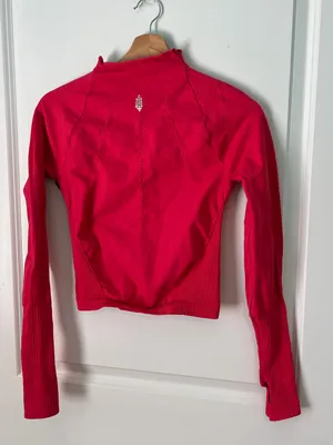 FP Movement Good Karma Mock Neck Workout Seamless Top Size M/L thumbnail 2