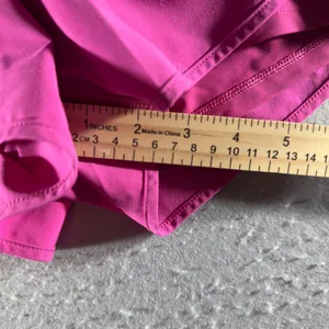 108 | CRZ YOGA High Waisted Smocked Running Shorts Pink Women XS thumbnail 5