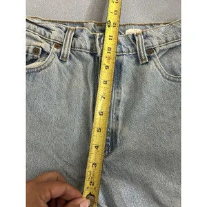 Vintage 90 Levis 550 Relaxed Fit Tapered Leg Jeans Light Wash Made in USA Size 9 thumbnail 10