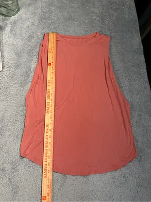 Lululemon muscle Tank Top coral orange thumbnail 6