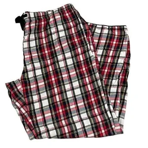 Victoria’s Secret Women's Plaid Pajama PJ Pants Medium Red Black thumbnail 1