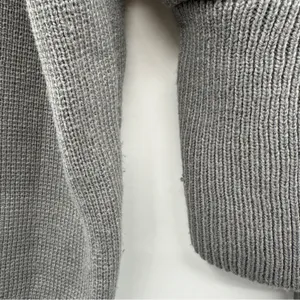 Urban Outfitters Lioness Gray Chunky Lace Up Knit Long‎ Sleeve Sweater Sz S thumbnail 9
