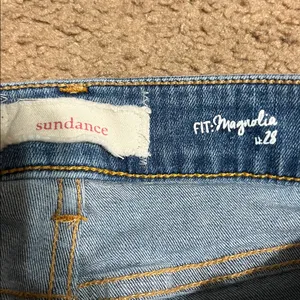 Sundance Magnolia Low Country Bandana Patchwork Embroidered‎ Jeans Blue 28 thumbnail 8