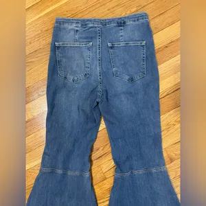 We The Free People Size 28 Just Float On Flare Jeans Bell Bottom Jericho blue thumbnail 5