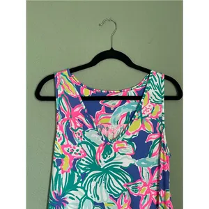 Lilly Pulitzer Blythe Swing Dress Size Small Casa Azul Pima Cotton Resortwear thumbnail 3