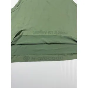 By Avocado Cropped Tank Top Sleeveless Athletic‎ Olive Green Activewear thumbnail 5