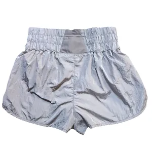 Free People FP Movement The Way Home Shorts Sz XL Shimmery Lavender High Waist‎ thumbnail 2