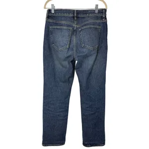 J.Crew Nipped Straight High Rise Jeans Size 27 Medium Wash Semi Stretch Denim thumbnail 3