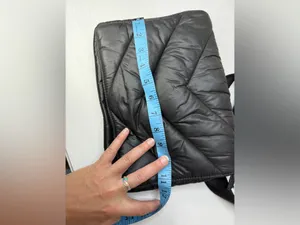 ATHLETA x Caraa Black Puffer Crossbody Bag/Purse thumbnail 13