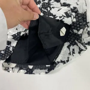 Ruth Skirt Sz XS Black Floral Sequin‎ Chiffon Denim Waist Midi Y2K Anthropologie thumbnail 9