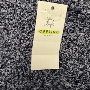 American Eagle OFFLINE By Aerie Boucle T-Shirt Royal Navy NWT Medium thumbnail 5