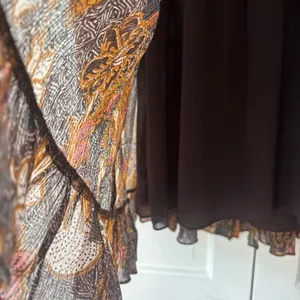 Ulla Johnson Vienne Bird of Paradise Mini Dress in Amber Size 2 Ruffle High Neck thumbnail 8