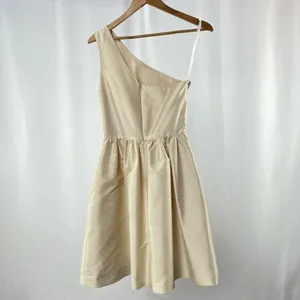 Alfred Sung One Shoulder Mini Dress in Champagne Size‎ 6 thumbnail 2
