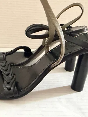 Rag & Bone Infinity cylinder braided black shoes High Heels size 36 thumbnail 7