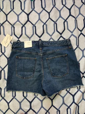 New Universal Thread denim Jean Shorts vintage midi size 12 thumbnail 5