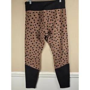 Pact Womens Pure Active Polka Dot Print Crossover Leggings‎ XL thumbnail 2