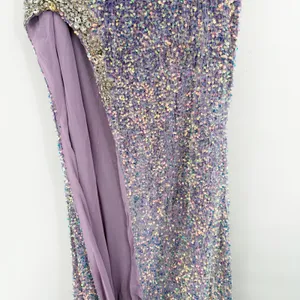 Portia‎ & Scarlett Womens Lavender Sequin Rhinestone Glam Prom Pageant Gown 20 thumbnail 6