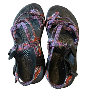 Chacos Z/2 1215 EcoTread Strappy Outdoors Sporty Purple Black Orange Sandals Sz 7 thumbnail 8