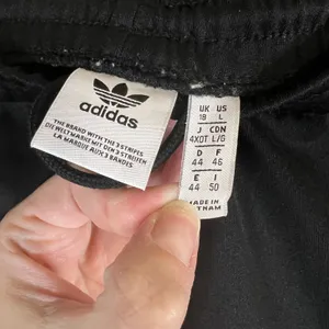 Adidas Originals Women Black 3-Stripe Track Pants Trefoil Logo Size L BK0017 thumbnail 3