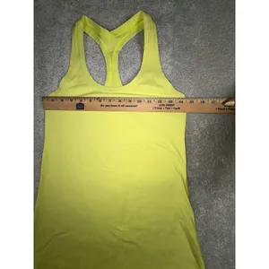 Lululemon Cool Racerback Tank 6 Yellow thumbnail 3