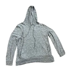 Anthropologie Saturday Sunday‎ womens Heathered gray pullover hoodie size Small thumbnail 1