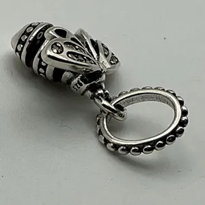 Pandora 398840C01 Sparkling Queen Bee Pendant Sterling Silver CZ Retired thumbnail 8
