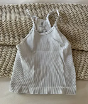 White Free People Movement Tank thumbnail 1