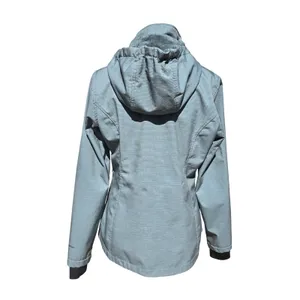 Free Country Womens‎ Softshell Jacket Olive Green Faux Fur Lined Hooded Small thumbnail 5
