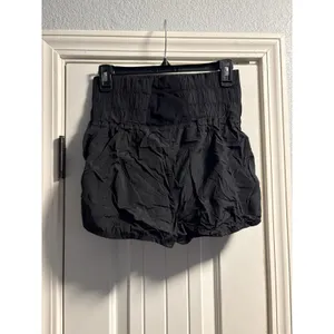 FP Movement The Way Home Shorts Women M Black Smocked Running OB1012677 thumbnail 3