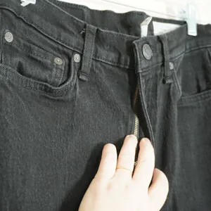 Rag & Bone Size 26 Maya High Rise Straight Leg Black Denim Jeans Fall Casual thumbnail 5