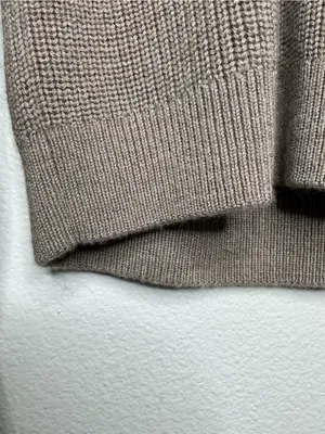 Quince Australian Merino Wool Half Zip Sweater Malted Toffee Extra Small thumbnail 9