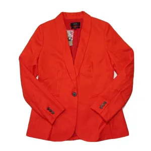 NWT J.Crew Parke Blazer in Brilliant Sunset Stretch Linen Single Button Jacket 0 thumbnail 5