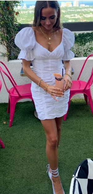 Revolve White mini dress  thumbnail 1