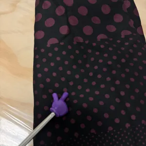 Who What Wear Dark Polka Dot Sleeveless Midi‎ Dress XXL Smocked Whimsical Retro thumbnail 10