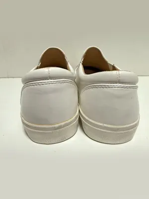 *RARE* VH EST 1954 Vintage Havana White Leather Gold Star Perforated Sneakers thumbnail 4