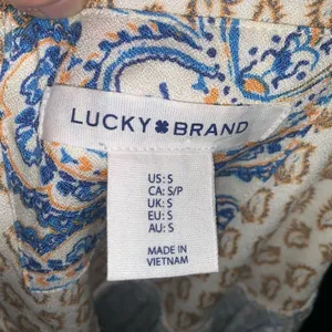 Lucky Brand paisley Jacobean flowy S Mumu lounge dress thumbnail 3
