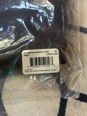 FIGS Livingston High-Rise Straight-Leg Scrub Pant Womens XS-P Charcoal NWT thumbnail 5