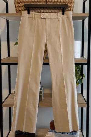 Banana Republic Harrison Cotton Mid-Rise Woven Career Dress Pant Trouser, 10 thumbnail 1