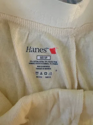 Hanes Butter Yellow Lounge Shorts thumbnail 2