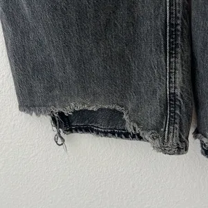 American Eagle 90s Bootcut Boot Cut Distressed Black Denim Jeans 4 thumbnail 9