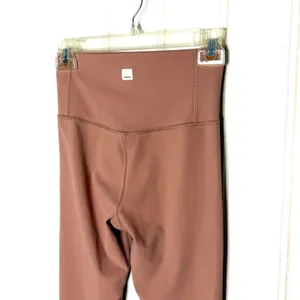Vuori Colorblock Studio Leggings Rose Terracotta High Rise Small thumbnail 9