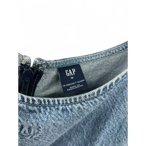 VINTAGE GAP 1990's 90's | M | Dress Jean Embossed UltraSoft Denim Mini Dress thumbnail 6