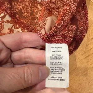 Show me your Mumu Sienna mini swing boho dress long sleeve M thumbnail 7