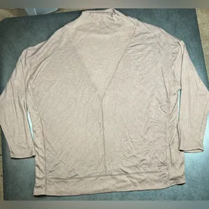 BKE by Buckle Women’s Size L Ribbed Brown High Neck Lightweight Sweater thumbnail 1