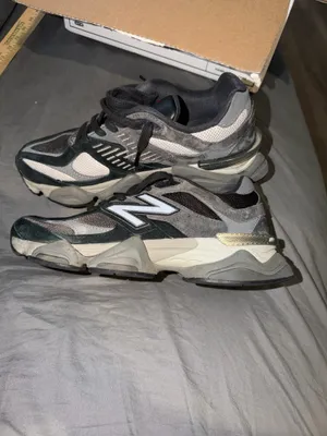 New Balance Men's Gray & Black Suede Mesh Sneaker thumbnail 9